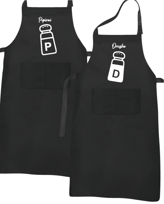 Prijuostės druska ir pipirai